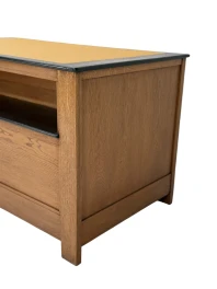 Art Deco Modernist Free-Standing Desk by J.A. Muntendam for L.O.V. Oosterbeek